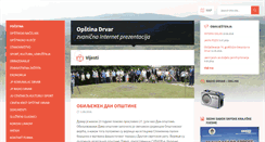 Desktop Screenshot of opstinadrvar.net