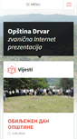 Mobile Screenshot of opstinadrvar.net